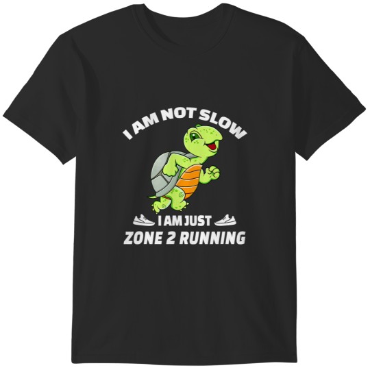 Discover Funny Turtle Runner Im Not Slow Just Zone 2 Running T-Shirts