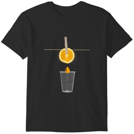 Discover Orange juice In drop T-Shirts