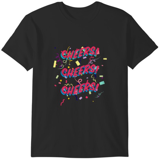 Discover Graphic Cheers Art T-Shirt
