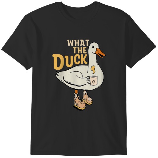 Discover Unique Duck Coffee Art T-Shirt
