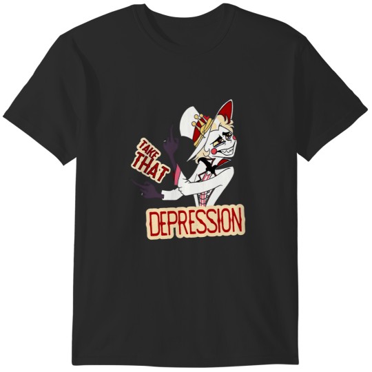 Discover Take THAT depression!!! Lucifer Hazbin Hotel T-Shirts