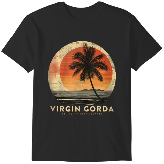 Discover Virgin Gorda British Virgin Islands The Baths Beach Vintage  Gifts T-Shirts