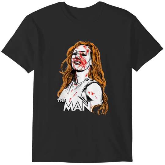 Discover Becky Lynch The Man Blood T-Shirts