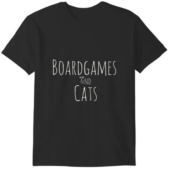 Discover Boardgames and Cats T-Shirts