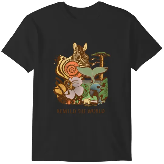 Discover Rewild the World-A life on our planet T-Shirts
