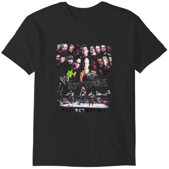 Discover WWF Attitude Era Superstars  (2) T-Shirts