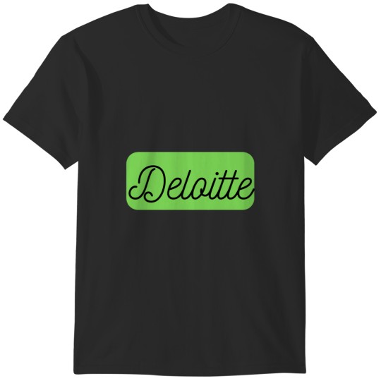 Discover Deloitte nice text Active T-Shirts