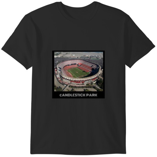 Discover Candlestick Park- Red T-Shirts