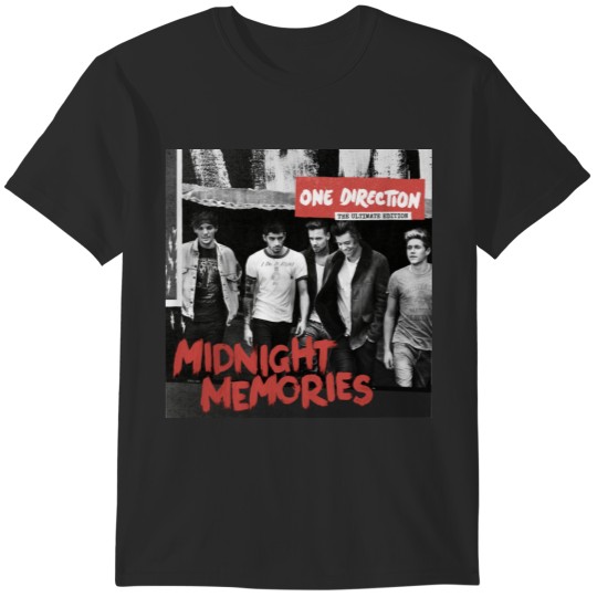 Discover Men_s One Direction Midnight Memories Tshirt - Classic T-Shirt Black T-Shirts