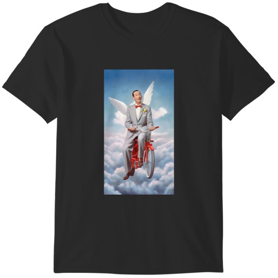 Discover Pee Wee Herman in heaven with bike, art T-Shirts