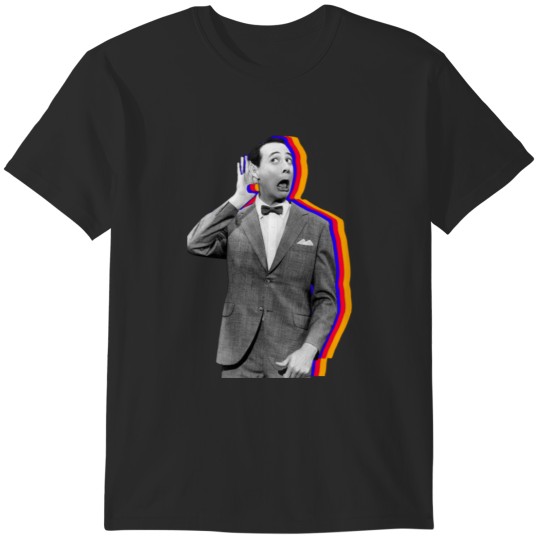 Discover pee wee herman funny face in vintage design T-Shirts