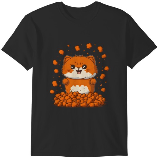 Discover A cat with tater tots on its head and paws. Sticker T-Shirts