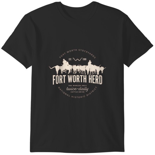 Discover fort worth texas stockyards and rodeo cowboy desig t T-Shirts