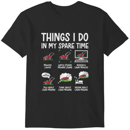 Discover funny lawn mower clothes gifts for landscapers gardener T-Shirts
