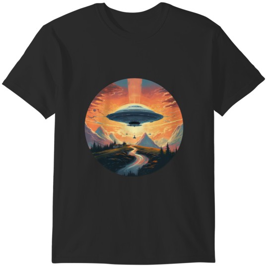 Discover Unique UFO World Day Design T-shirt - Perfect for UFO Enthusiasts and Space Lovers Sticker T-Shirts