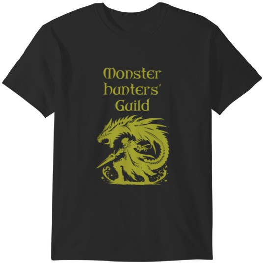 Discover Monster Hunters Guild Small Version - Fantasy - RPG - Roleplay(1) T-Shirts