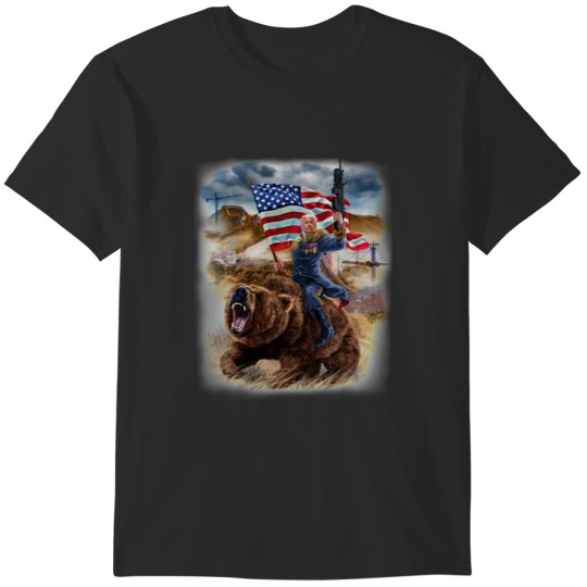 Discover USA Republican President Donald Trump Building Epic Wall T-Shirts