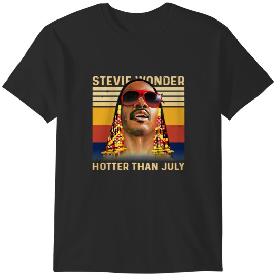 Discover Stevie Wonder Hotter Than July Singger Uni T-Shirts