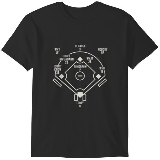 Discover Who39;s On First Classic Baseball Abbott and Costello T-Shirts