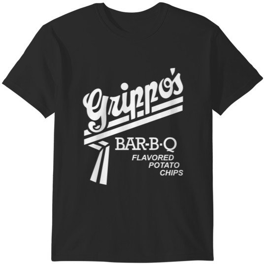 Discover Grippos Bar-B-Q Flavored Potato Chips White T-Shirts