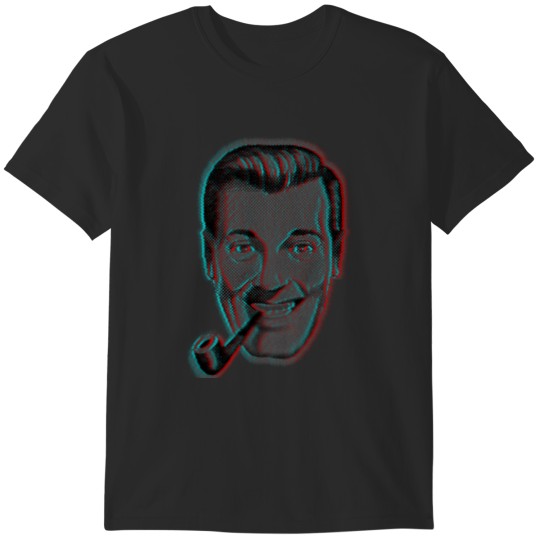 Discover Anaglyph 3D JR Bob Dobbs Church Of The Subgenius T-Shirts