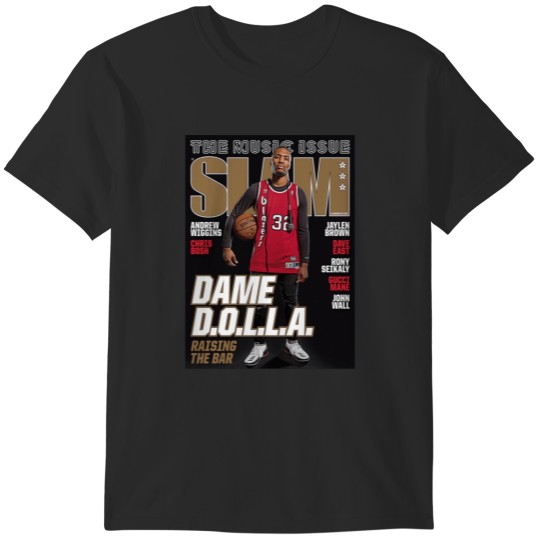 Discover Damian Lillard aka Dame Time Slam magazine cover T-Shirts