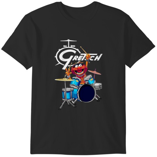Discover The Muppet Show Animal Playing Gretsch Drums T-Shirts