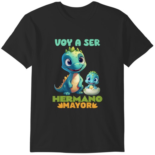 Discover hermano mayor dinosaurio, voy a ser hermano mayor T-Shirts