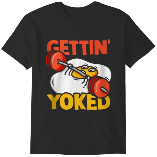 Discover Getting Yoked Training Funny Bodybuilding Gym T-Shirts