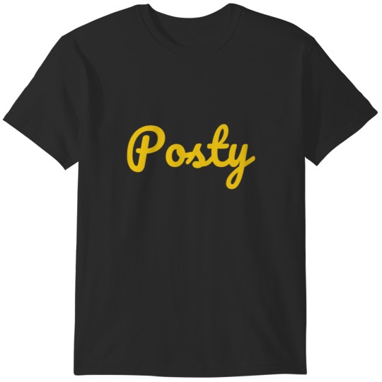 Discover POSTY cursive post T-Shirts