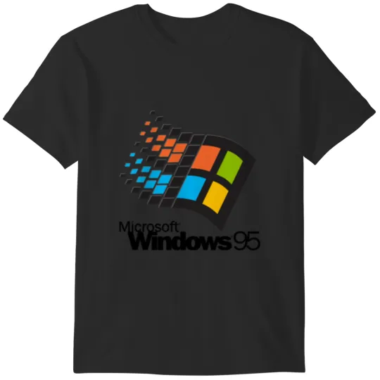 Discover Windows 95  Small Logo8 T-Shirts