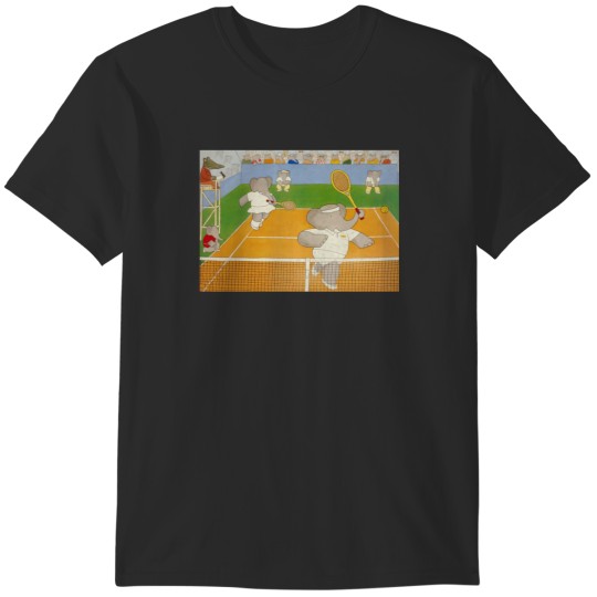 Discover Babar playing tennis 3 T-Shirts