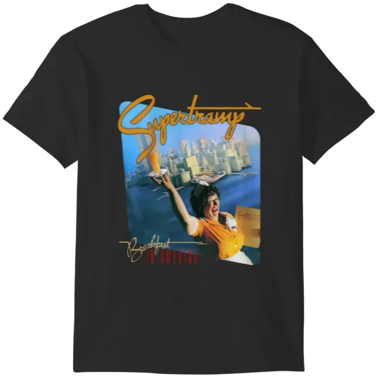 Discover Supertramp Shirt, Breakfast In America Rock Band Legend T-Shirt T-Shirts