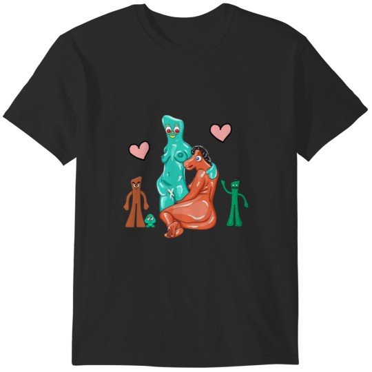 Discover Sumper Gumby And pokey cartoons Gumby and pokey T-Shirts