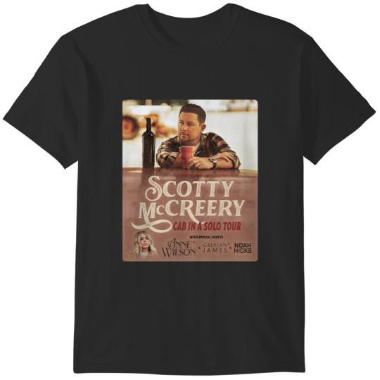 Discover Scotty McCreery The Cab In A Solo Tour 2024 T-Shirts