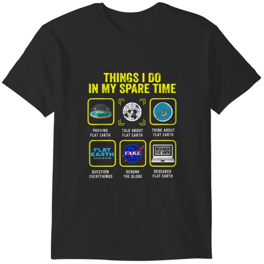 Discover Flat Earth Firmament Model with dome Art Map Gleason Proof T-Shirts