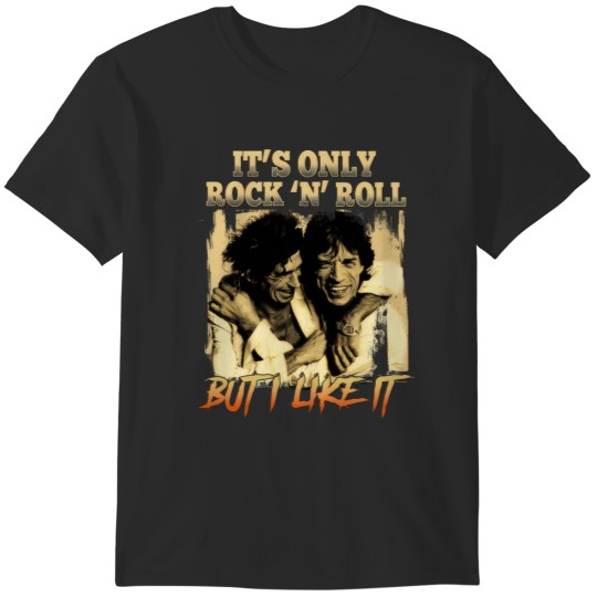 Discover Vintage Mick Jagger And Keith Richards Shirt, Rock 'N' Roll T-Shirts