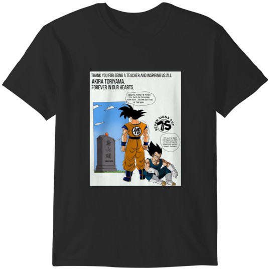 Discover Dragon Ball author Toriyama Akira passed away 5 T-Shirts