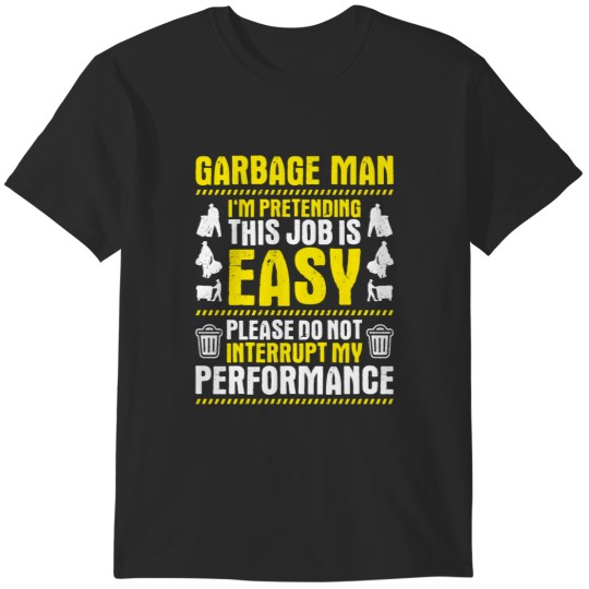 Discover Garbage Man Trashman Waste Collector Garbageman (19) T-Shirts