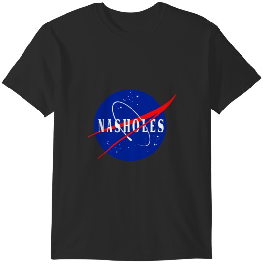 Discover Nasholes NASA Logo T-Shirts
