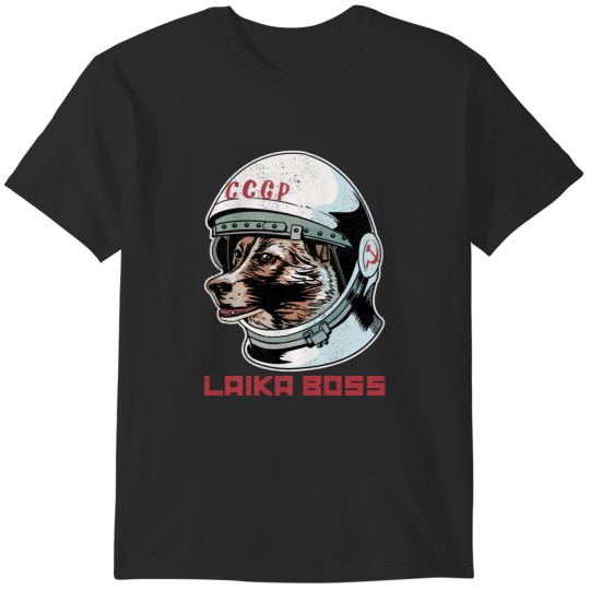 Discover Laika Boss Space Dog T-Shirts