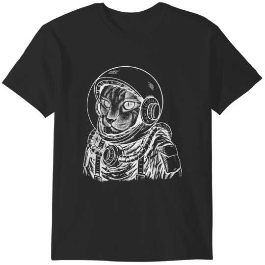 Discover Cat Cat Astronaut T-Shirts
