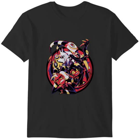 Discover Hazbin Hotel Merch Helluva Boss Group.png Alastor and Vox T-Shirts