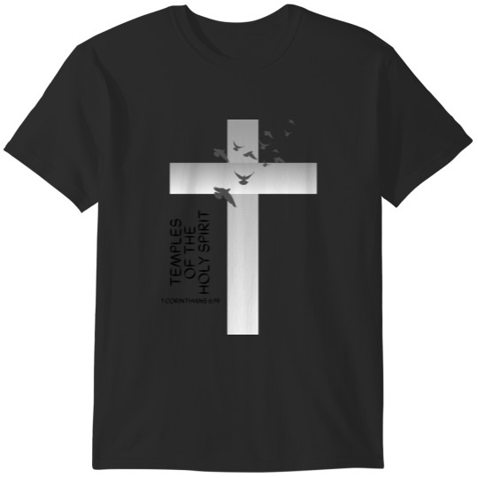 Discover 1 Corinthians 6 Temple Of The Holy Spirit Bible Verse About The Love Of God T-Shirts