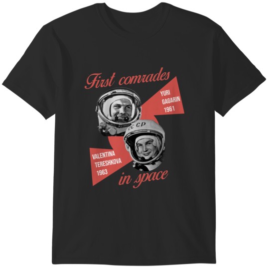 Discover Gagarin and Tereshkova T-Shirts