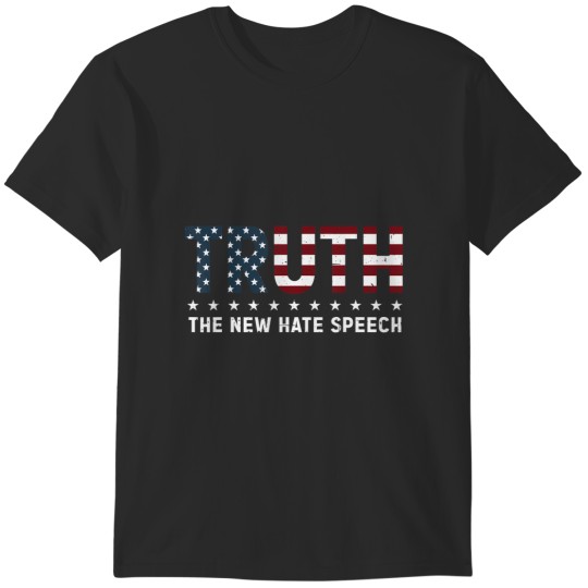 Discover truth the new hate speech political correctness usa flag T-Shirts