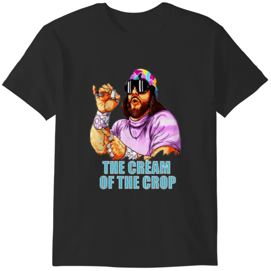 Discover MACHO MAN SAVAGE CREAM OF THE CROP FULL COLOR Star wa r Coffee May The Froth be with You T-Shirts