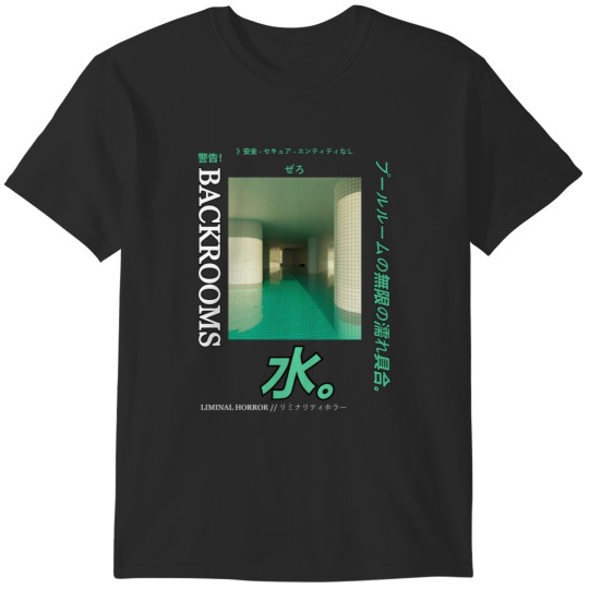Discover Backrooms - The Pool Rooms   Backrooms - The Pool Rooms T-Shirts