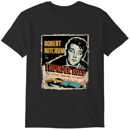 Discover Robert Mitchum Thunder Road fox T-Shirts