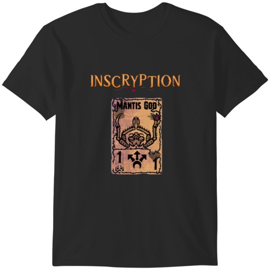 Discover Inscryption Psychological Horror Mantis God Card Game Halloween Scary Spooky Dark Escape-room Puzzles T-Shirts